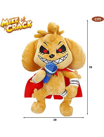Mikecrack chien en peluche officiel mike.exe "je chante et je répète ce que vous dites