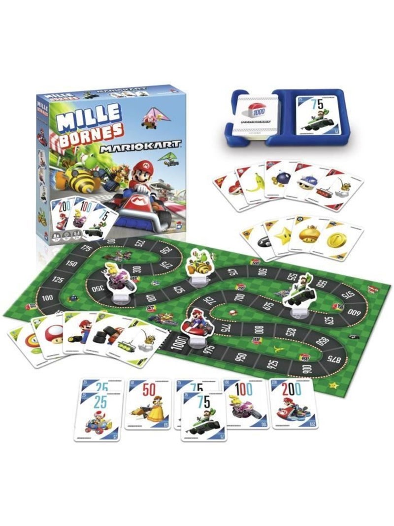 Mille Bornes Mario Kart 2023 Jeu de société Course Bleu - Kiabi