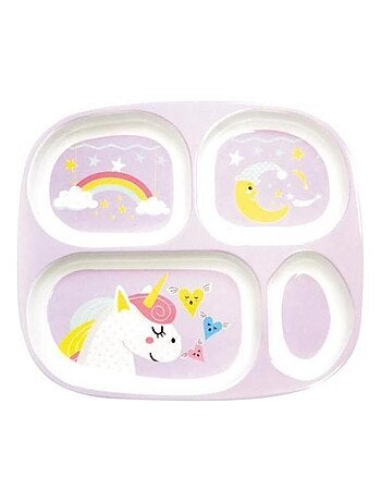 MILL'O BEBE ASSIETTE 4 COMPARTIMENTS LAMA