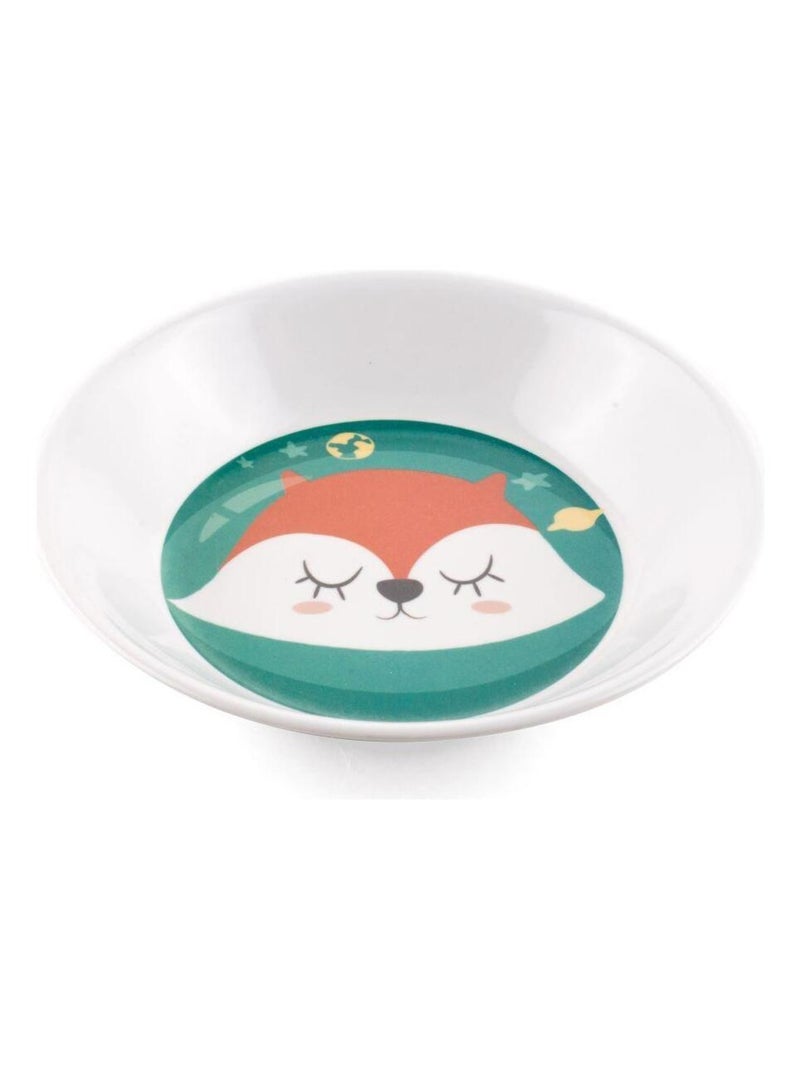 MILL'O BÉBÉ COFFRET ASSIETTE/GOBELET/BOL Blanc Multicolore - Kiabi