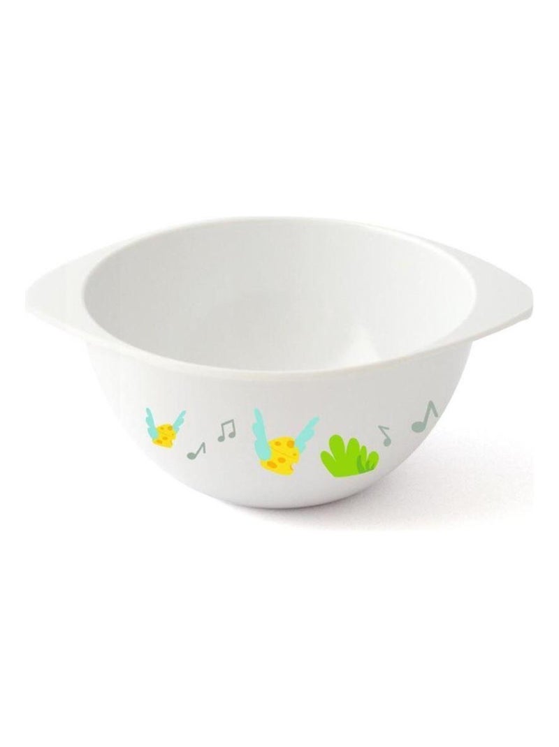 MILL'O BÉBÉ COFFRET ASSIETTE/GOBELET/BOL Blanc Vert clair - Kiabi