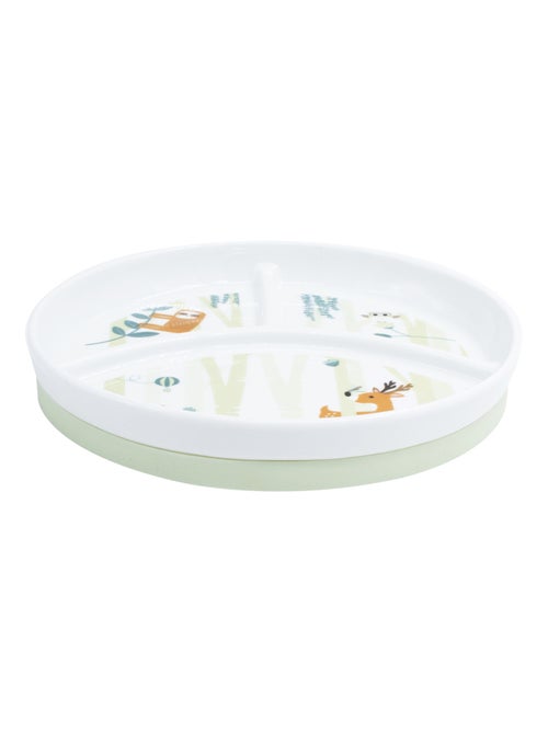 MILL'O BÉBÉ COFFRET VAISSELLE (AVEC ASSIETTE COMPARTIMENTEE) - Kiabi