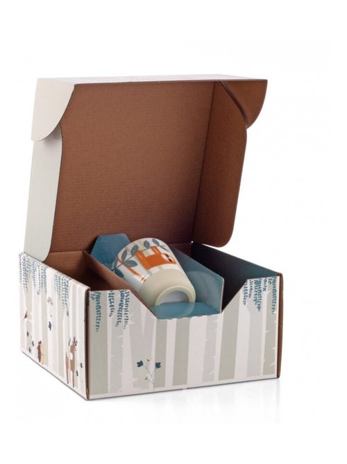 MILL'O BÉBÉ COFFRET VAISSELLE (AVEC ASSIETTE COMPARTIMENTEE) - Kiabi