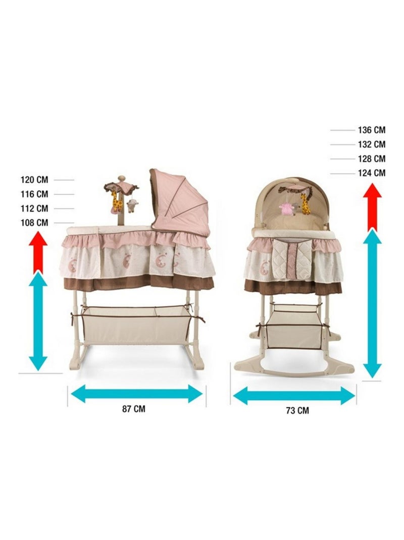 'Milly Mally' Cradle Sweet Melody 4in1Remote Simple Gris Gris - Kiabi