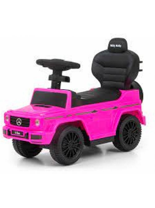 'milly mally' porteur avec barre de poussée mercedes g350d rose - Kiabi