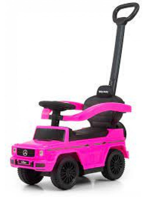 'milly mally' porteur avec barre de poussée mercedes g350d rose - Kiabi
