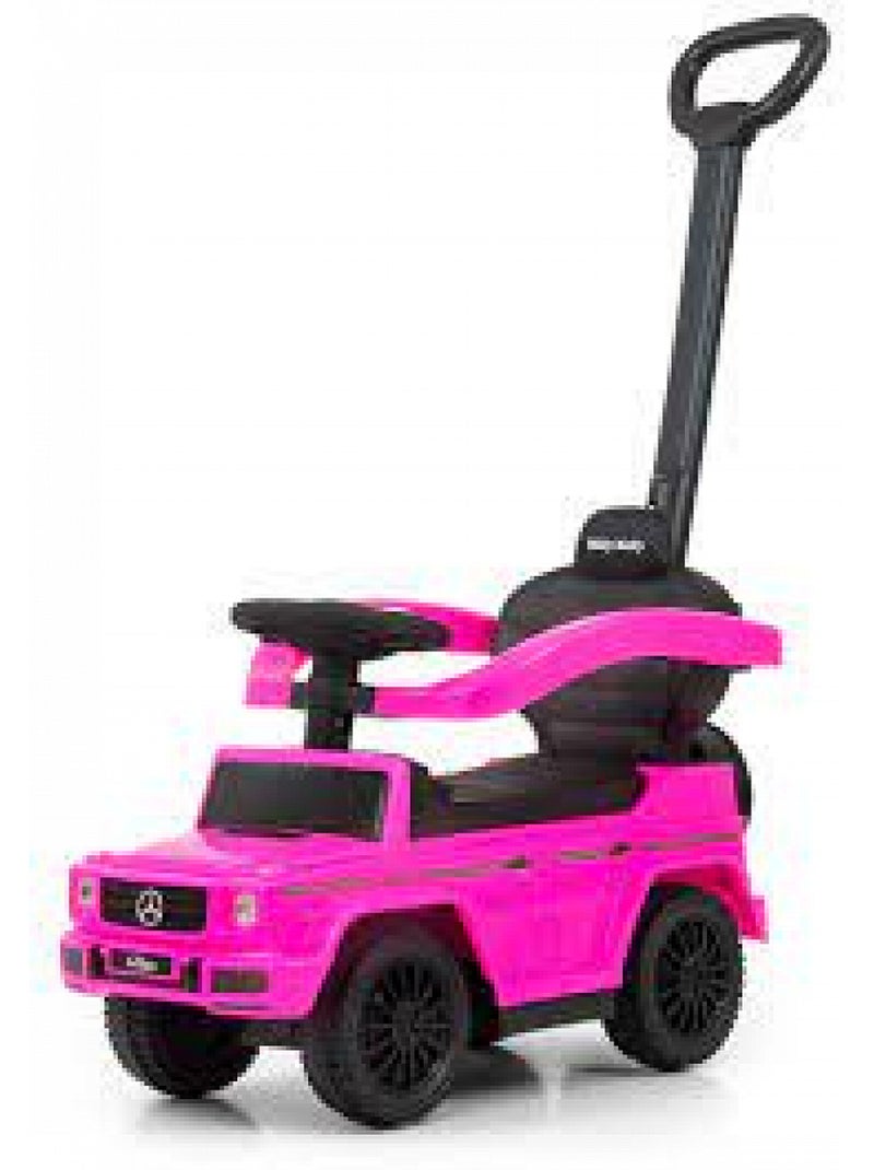 'milly mally' porteur avec barre de poussée mercedes g350d rose Rose - Kiabi