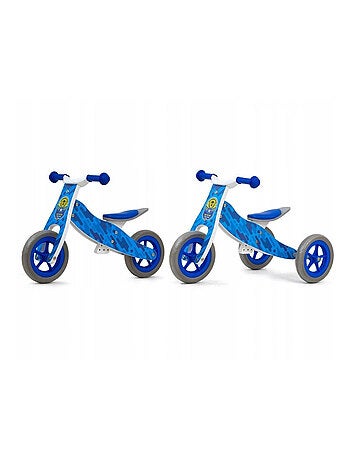 'Milly Mally' Ride On 2en1 Look Bleu Armée