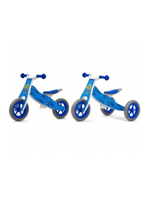 'Milly Mally' Ride On 2en1 Look Bleu Armée - Kiabi