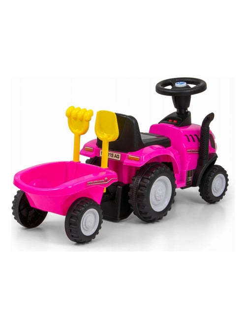 'milly mally' ride on new holland t7 tracteur rose - Kiabi