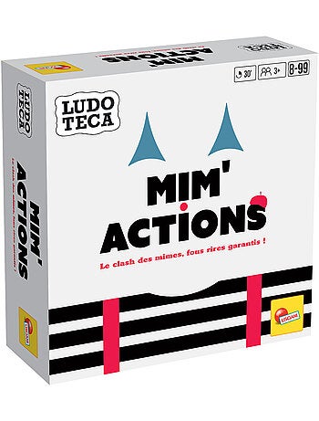 Mim'Actions - Le Jeu de Mime Fun et Défis pour Toute la Famille - Lisciani