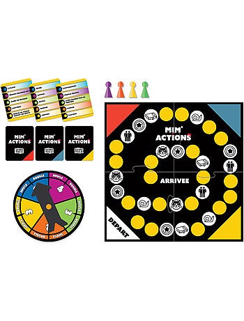 Mim'Actions - Le Jeu de Mime Fun et Défis pour Toute la Famille - Lisciani