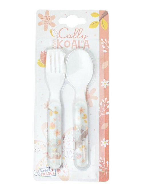 Mimi Cally Koala Ensemble Couverts (Fourchette, Cuillere) - Kiabi