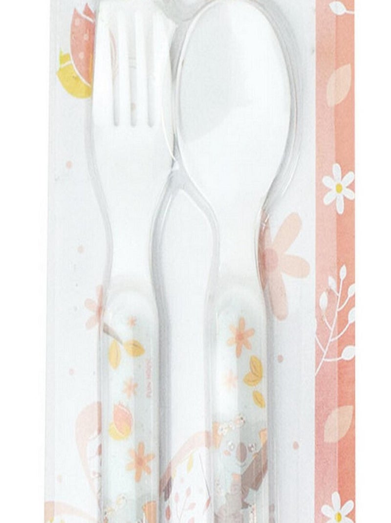 Mimi Cally Koala Ensemble Couverts (Fourchette, Cuillere) Multicolore - Kiabi