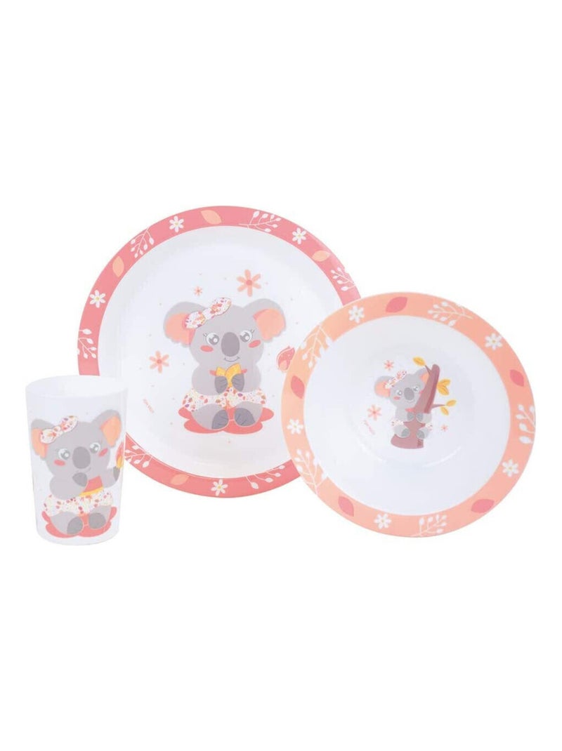 Mimi koala lot vaisselle pour enfant Multicolore - Kiabi