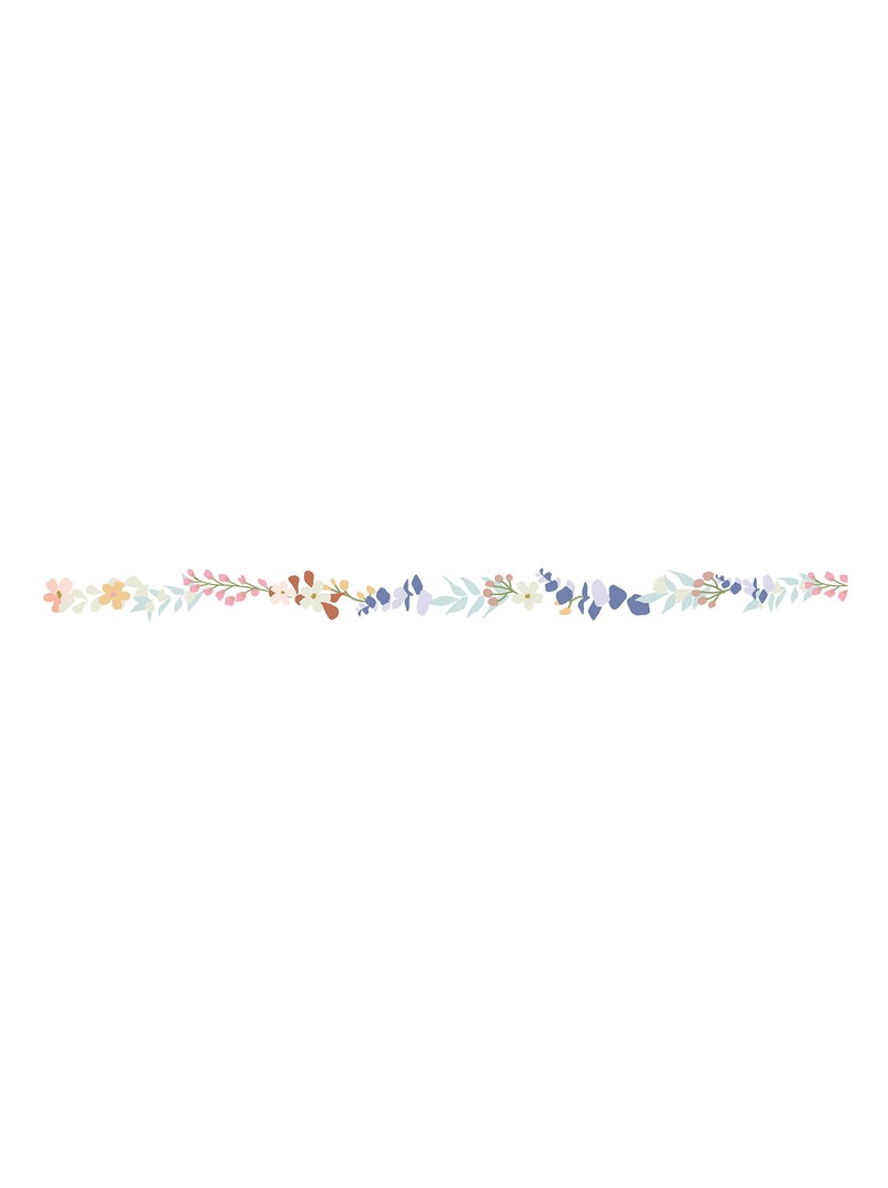 Mimi'lou - Frise adhésive fleur Liv Multicolore - Kiabi