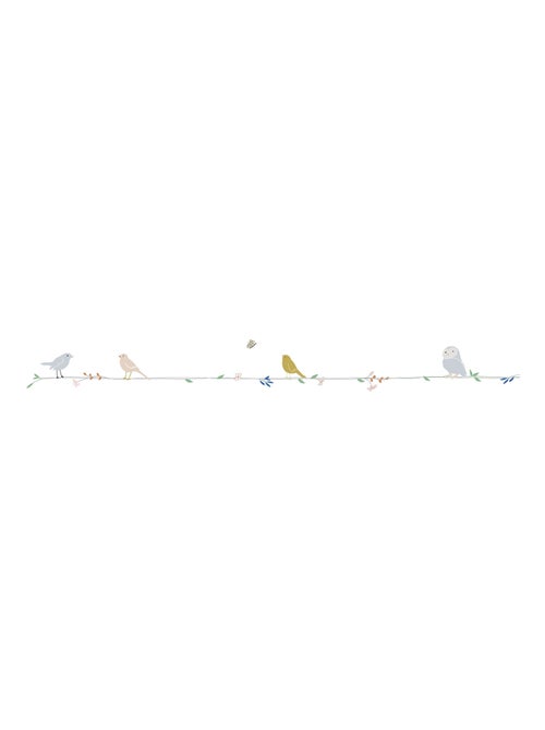 Mimi'lou - Frise adhésive Fleurs et Oiseaux - Kiabi
