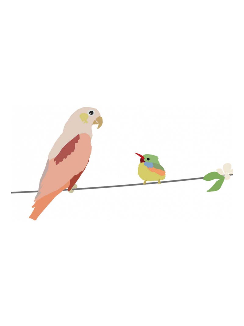Mimi'lou - Frise adhésive With the birds Multicolore - Kiabi
