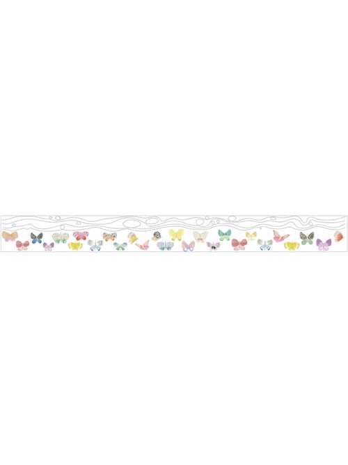 Mimi'lou - Frise sticker mural papillons - Kiabi