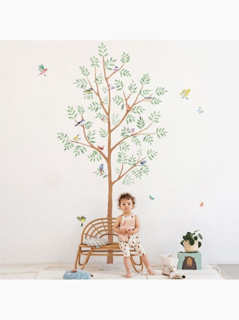 Mimi'lou - sticker géant arbre Vert - Kiabi