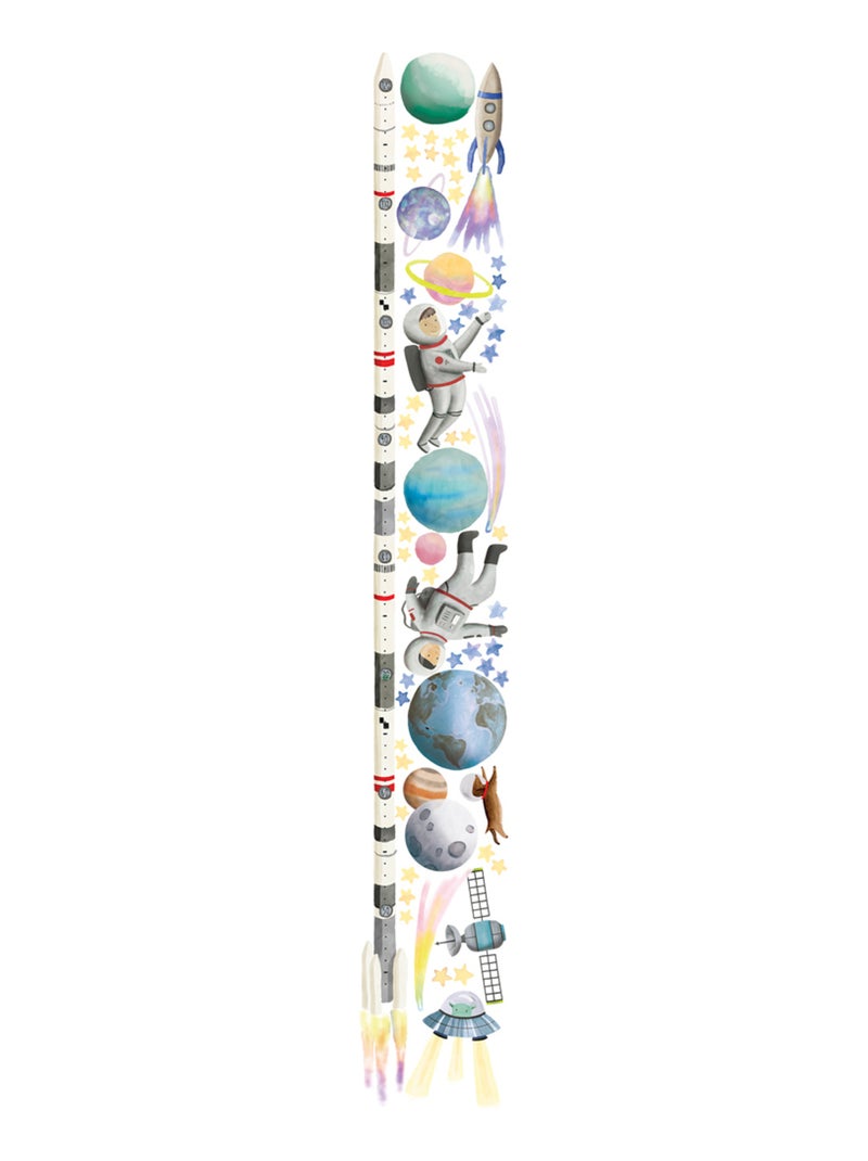 Mimi'lou - Sticker toise Espace Multicolore - Kiabi