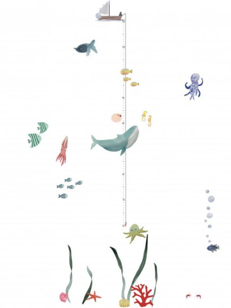 Mimi'lou - Sticker toise L'océan Bleu - Kiabi