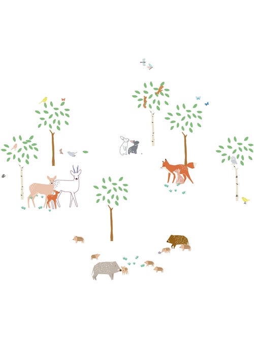 Mimi'lou - Stickers Balade en forêt - Kiabi
