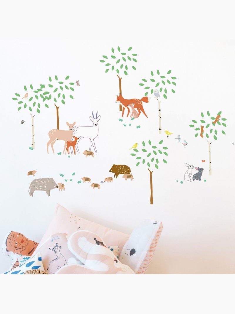 Mimi'lou - Stickers Balade en forêt Vert - Kiabi