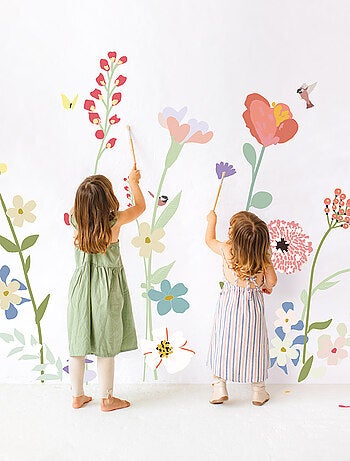 Mimi'lou - Stickers géants Fleurs de champs