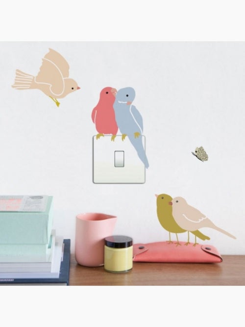 Mimi'lou - Stickers muraux oiseaux - Kiabi