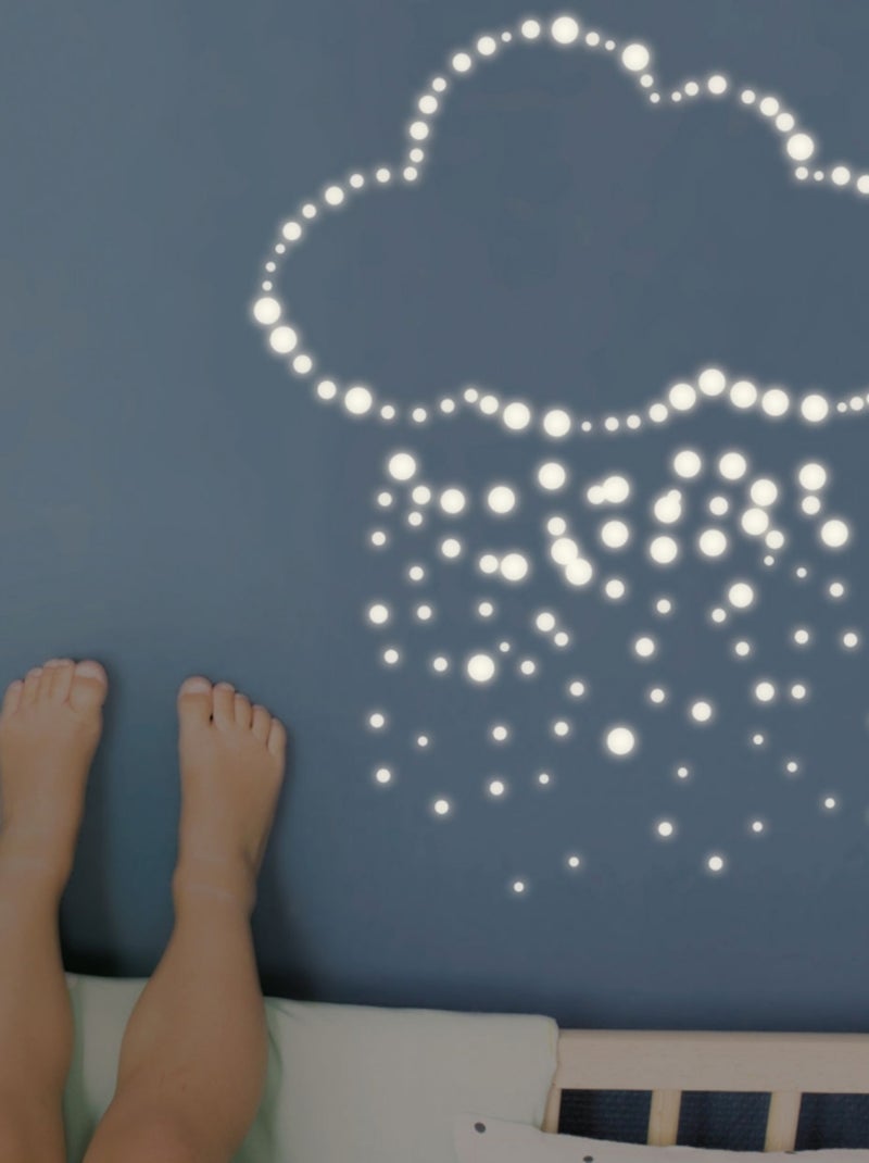 Mimi'lou - Stickers pastilles phosphorescentes Multicolore - Kiabi