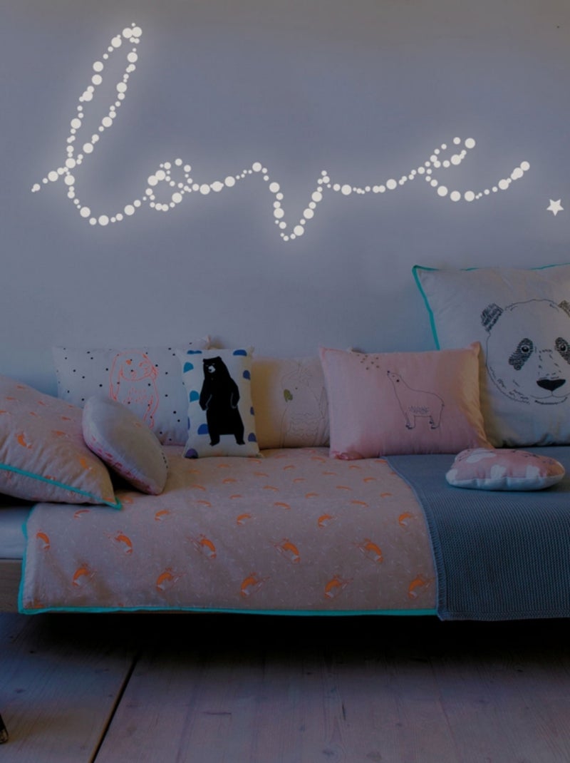 Mimi'lou - Stickers pastilles phosphorescentes Multicolore - Kiabi