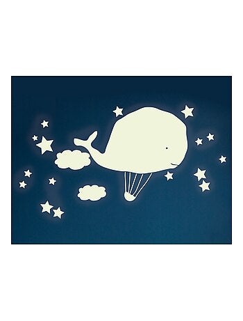 Mimi'lou - Stickers phosphorescent Montgolfière