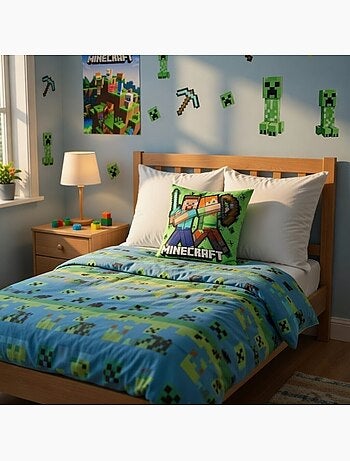 Minecraft - Coussin avec Imprimé