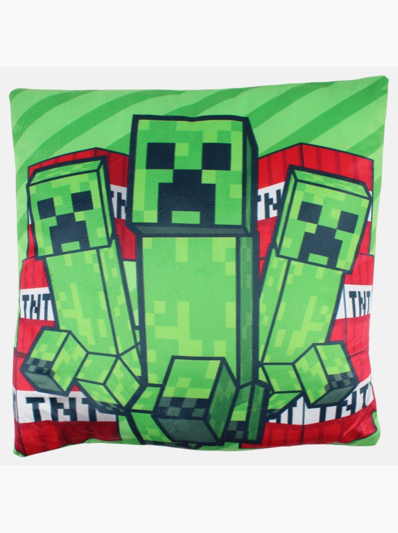 Minecraft - Coussin avec Imprimé Vert - Kiabi