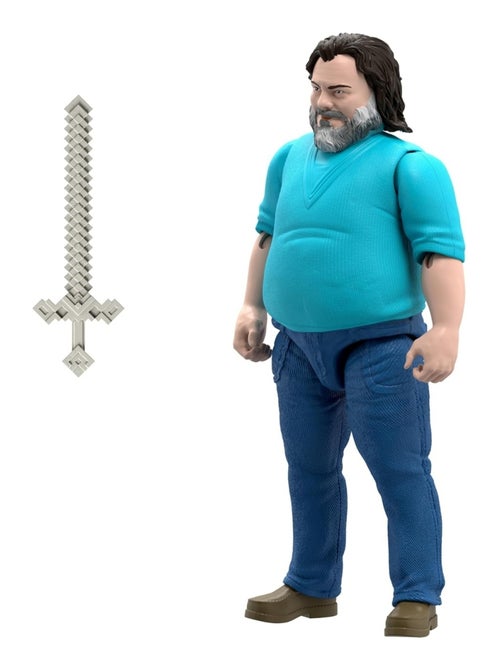 Minecraft - Figurine articulée Steve - Kiabi