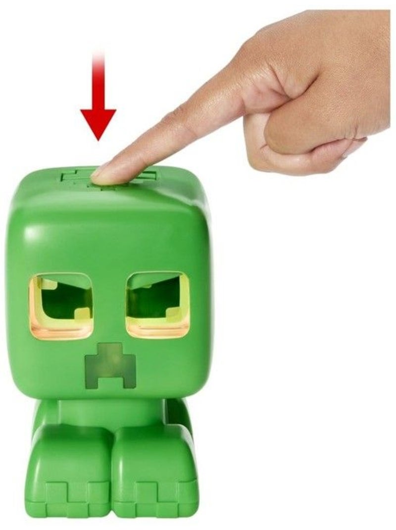 Minecraft - Figurine Creeper, mon animal de compagnie Vert - Kiabi
