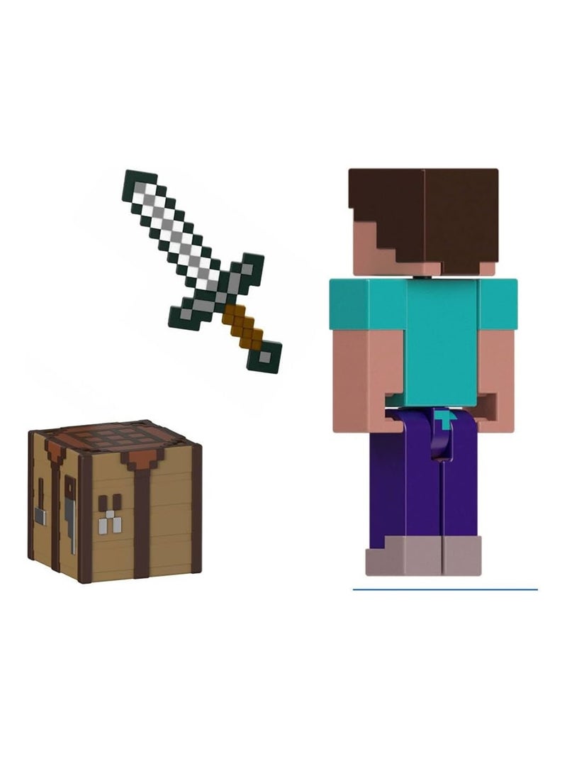 Minecraft - Figurine Steve Multicolore - Kiabi