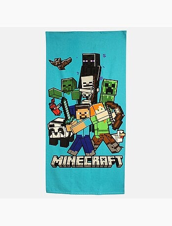 Minecraft - serviette de plage imprimée grand format