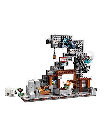 Minecraft La mine en forme de pioche