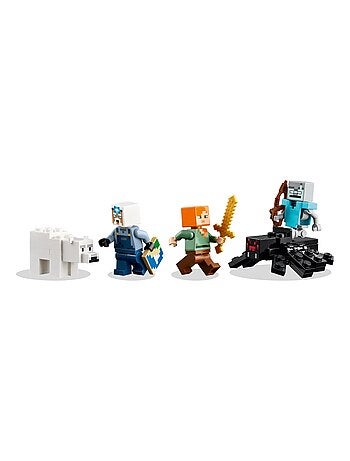Minecraft La mine en forme de pioche