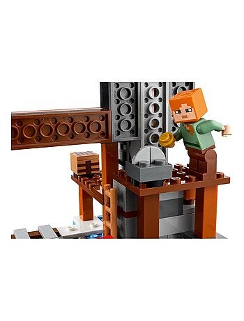 Minecraft La mine en forme de pioche