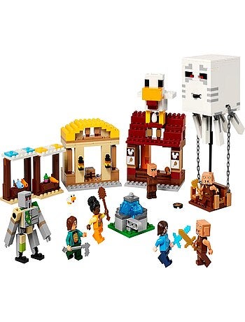 Minecraft Les Ghasts à l'attaque du village