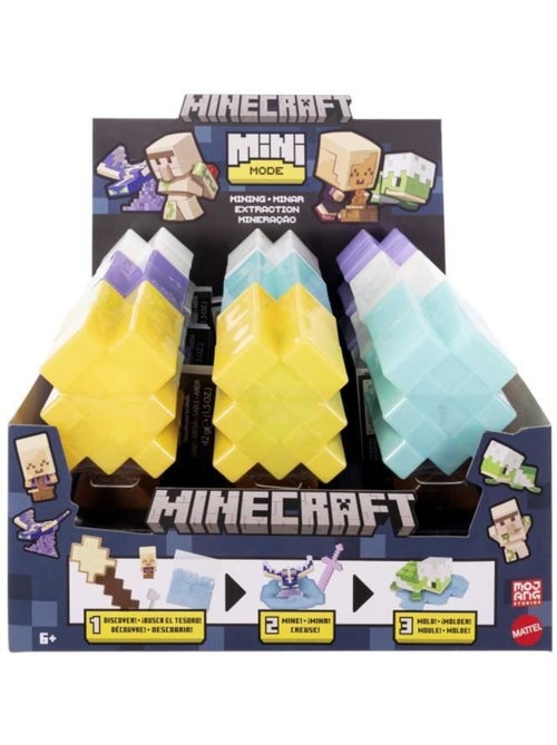 Minecraft-mini-têtes modulables - assortiment de figurines - minecraft - htk99 (modèle aléatoire) - Kiabi