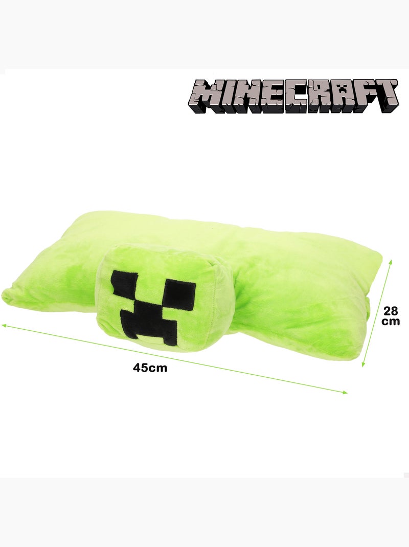 Minecraft peluche 2 en 1 douce et veloutée Vert - Kiabi