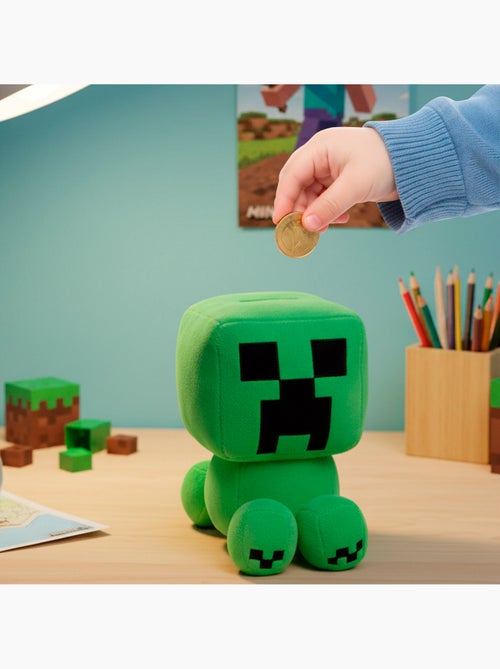 Minecraft tirelire en peluche pour enfants 20 cm - Kiabi Minecraft tirelire en peluche pour enfants 20 cm - Kiabi
