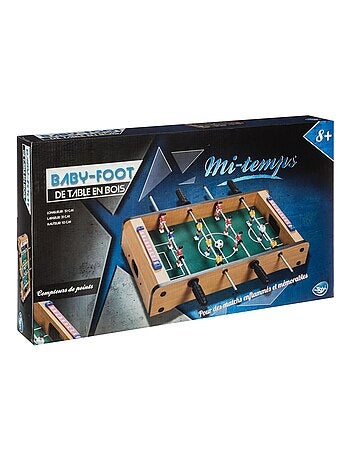 Mini babyfoot de table en bois ADAM