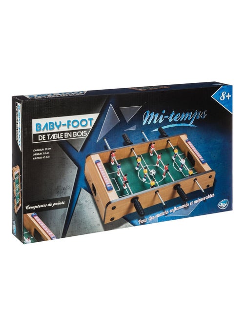 Mini babyfoot de table en bois ADAM - Kiabi