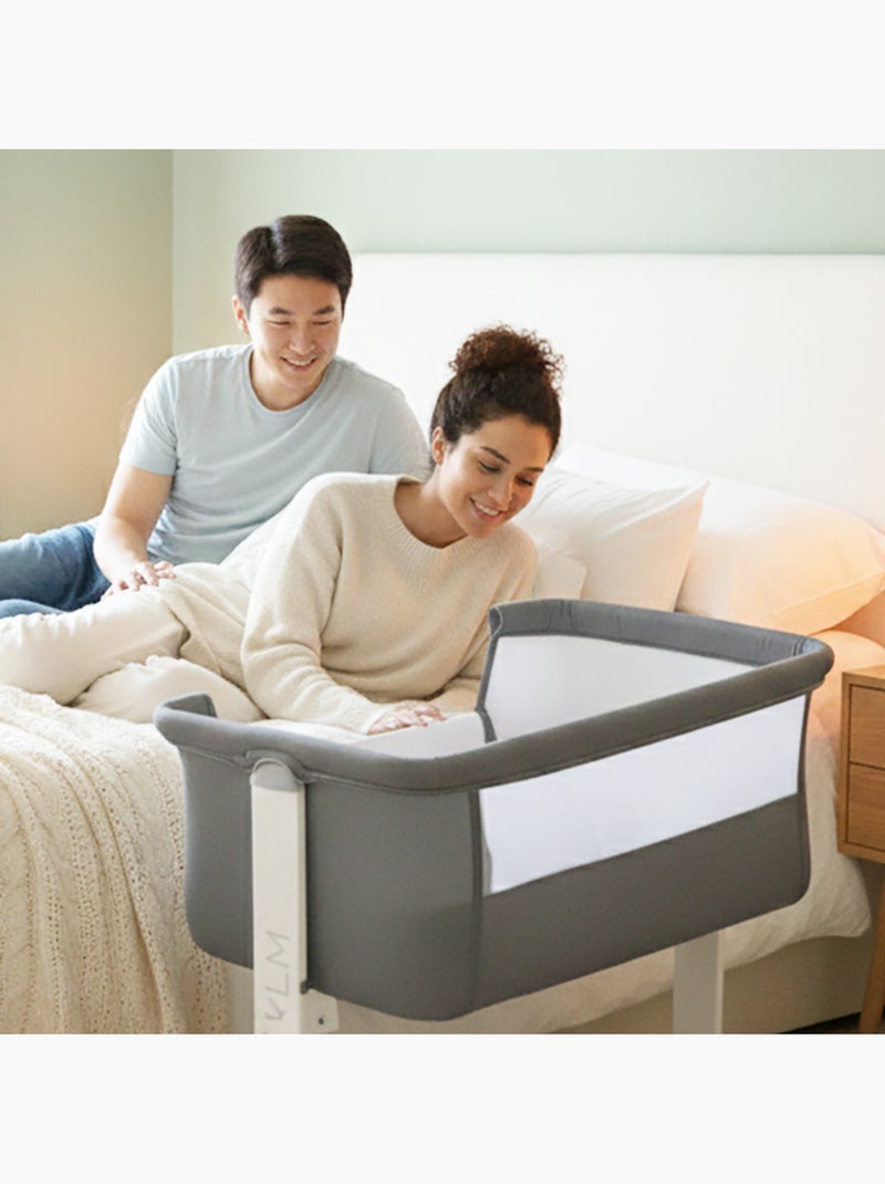 Mini berceau cododo pour bébé, pliable, 5 positions - Calm Gris Gris - Kiabi