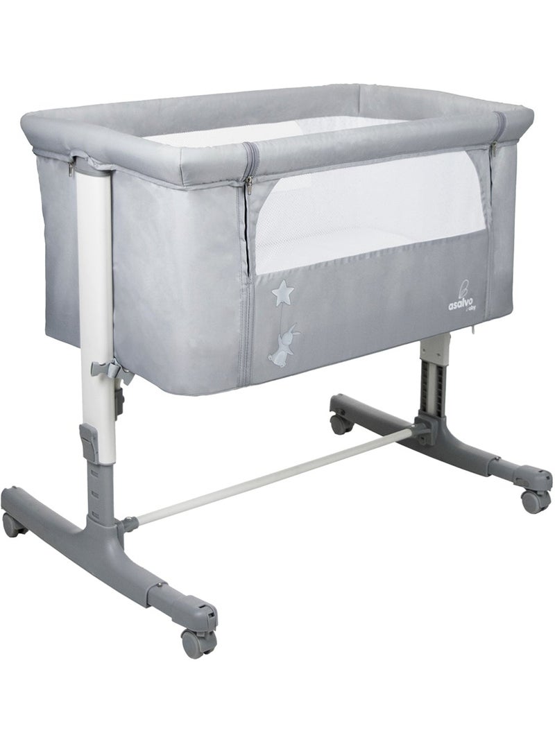 Mini berceau cododo pour bébé, pliable, 5 positions - Calm Gris Gris - Kiabi